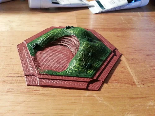 More printed pieces prior to priming and painting. Wheat Wheat Wood Wood Sheep Sheep Ore Ore Brick Brick Desert Desert Complete Set Complete Set