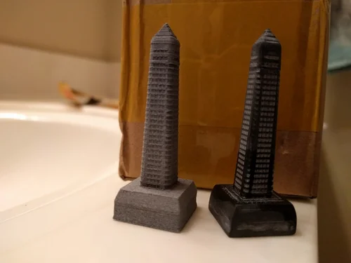 All of the masters printed and positioned on a chess board to check for final scale. Finishing Work Finishing Work